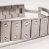 カルティエ サントスガルベ オーバーホール、仕上、丸穴車交換