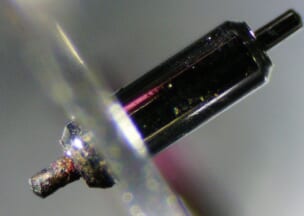 ショパール ミッレ ミリアGT XL GMT 錆びてしまった極小のホゾ（軸）約0.1ｍｍ