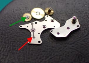 IWC ポルトギーゼ・クロノグラフ (画像4) ユニットが分解されている状態