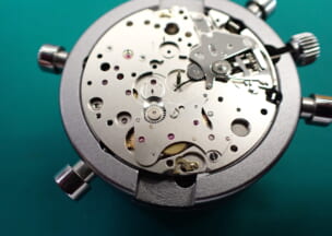 IWC ポルトギーゼ・クロノグラフ （画像２）文字盤を外している状態のムーブメント