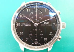 IWC ポルトギーゼ・クロノグラフ （画像１）６時位置にスモールセコンドを配置したIWC